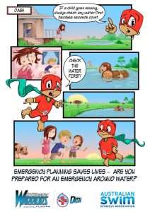 Safety Cards-DASH-Waterproof-SAFER Water Warriors-ASSA