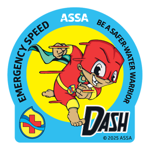 Dash Tattoo -SAFER WaterWarriors-ASSA-Water Safety