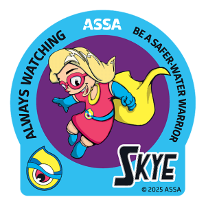 Slkye Tattoo -SAFER WaterWarriors-ASSA-Water Safety