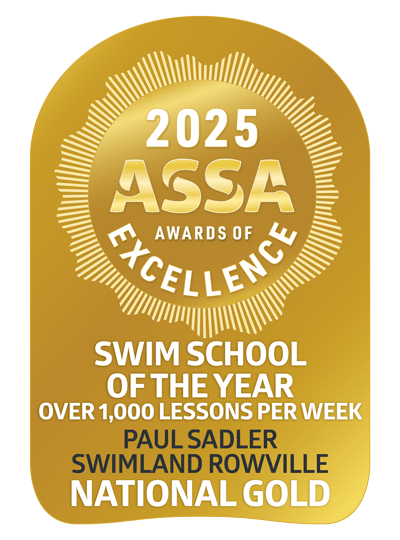 2025-ASSA AWARDS-15 SWIM SCHOOL of the YEAR OVER 1000 LESSONS PW-NATIONAL GOLD-PAUL SADLER SWIM LAND ROWVILLE