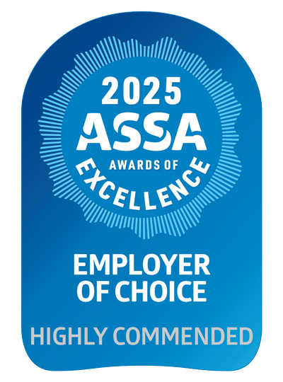 2025 ASSA AWARDS-EMPLOYER OF CHOICE-REGIONAL HIGHLY COMMENDED